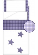 Prêt à Dormir Zippé Non-Extensible Coton et Vichy Carré – Dpkes STELLA bleu foncé Prêt à Dormir Zippé Non-Extensible Coton et Vichy Carré – Dpkes STELLA bleu foncé