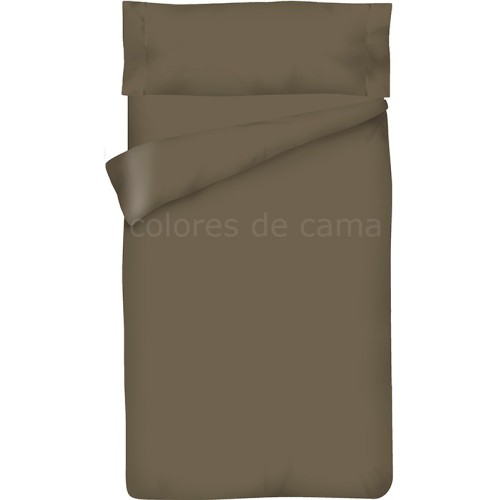 Parure de Couette Gris Foncé Unie - Housse de Couette + Taie d’Oreiller