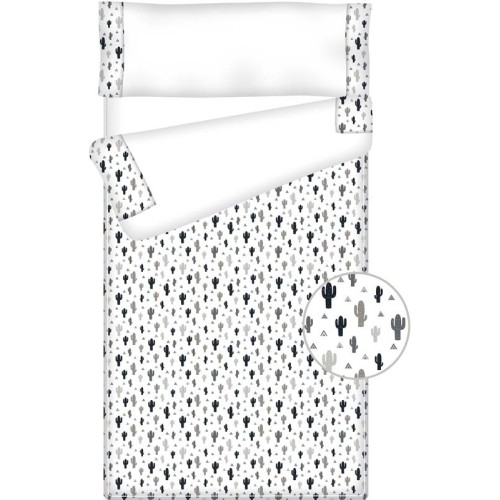 Prêt à Dormir Zippé et Extensible Coton – FOXY LAND NOIR