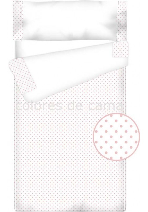 Prêt à Dormir Enfant Zippé Coton et Piqué – TOPOS rose