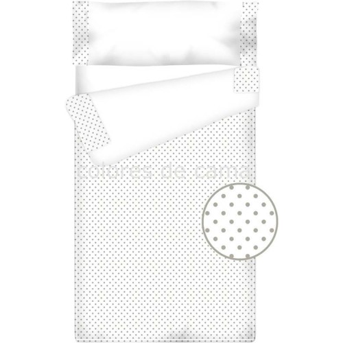 Prêt à Dormir Zippé et Extensible Coton et Piqué – TOPOS gris