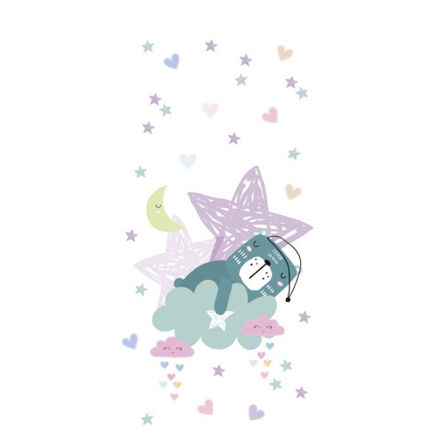 Prêt à Dormir Zippé et Extensible Coton DESSIN PLACÉ - DREAMING 2