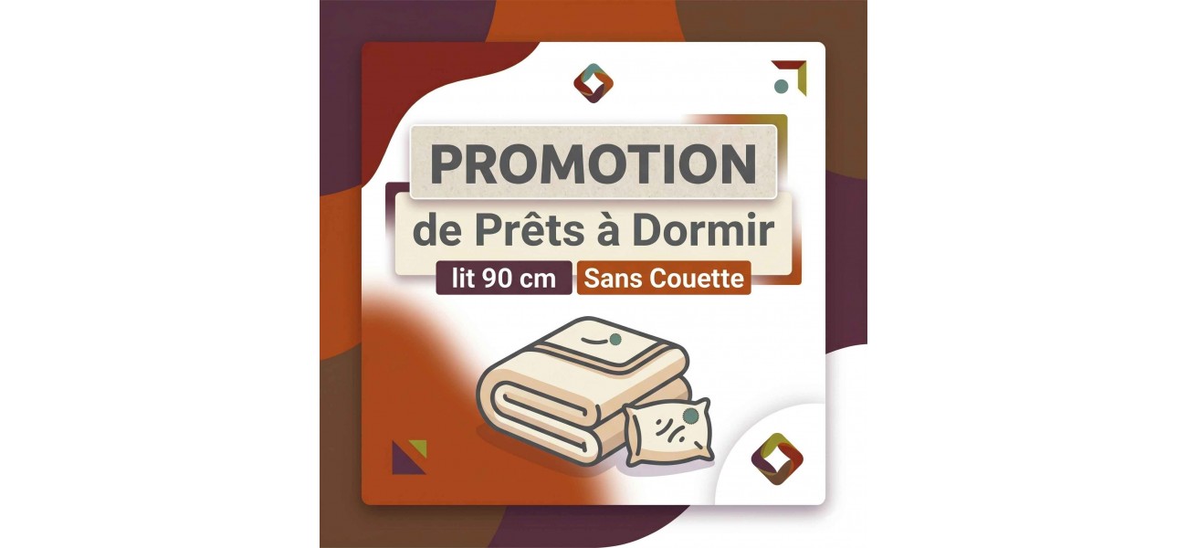 PROMOTION SPÉCIALE - Prêts à Dormir lit 90 cm